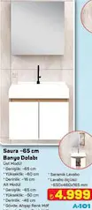 FLY SAURA 65 CM BANYO DOLABI fiyat ve kampanya bilgisi